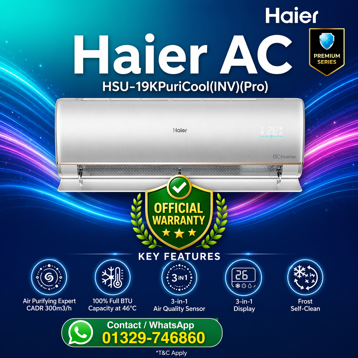 PuriCool Inverter (Pro) HSU-19K PuriCool(INV)(Pro)