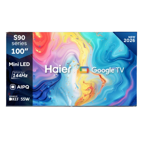 Haier 100 Inch Bezel-Less Mini LED Google TV (H100S90FUX)