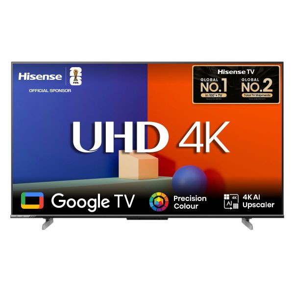 Hisense 43 Inch Bezelless Dolby Vision 4K UHD Smart LED Voice Control Google DTS TV (43A6F3)-3
