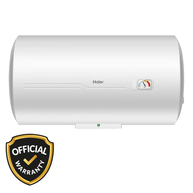 Haier 50 Liter Horizontal Geyser [ES50H-CK3 (BD)]-White