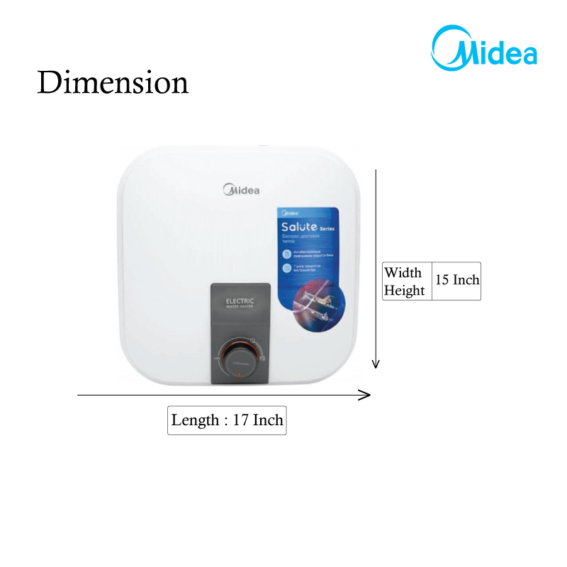 Midea D30-20VI, Water Heater 30 Liter-2