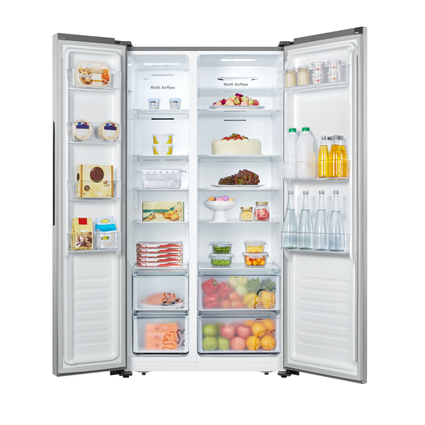 Hisense 564 L Side by Side Refrigerator-Silver RC67WS4OWQ-2