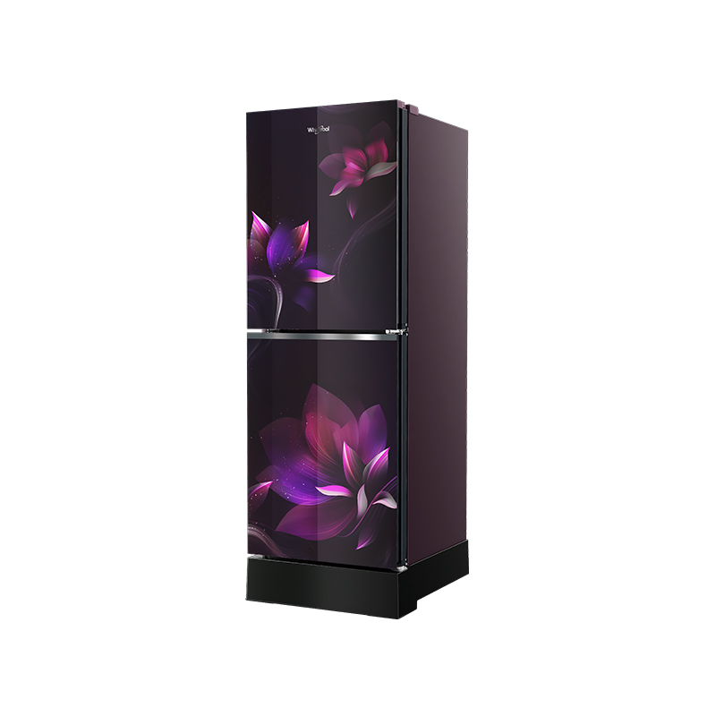Whirlpool Refrigerator FreshMagic Pro Inverter Floret Purple 278L-2